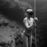 Freediving meditation underwater